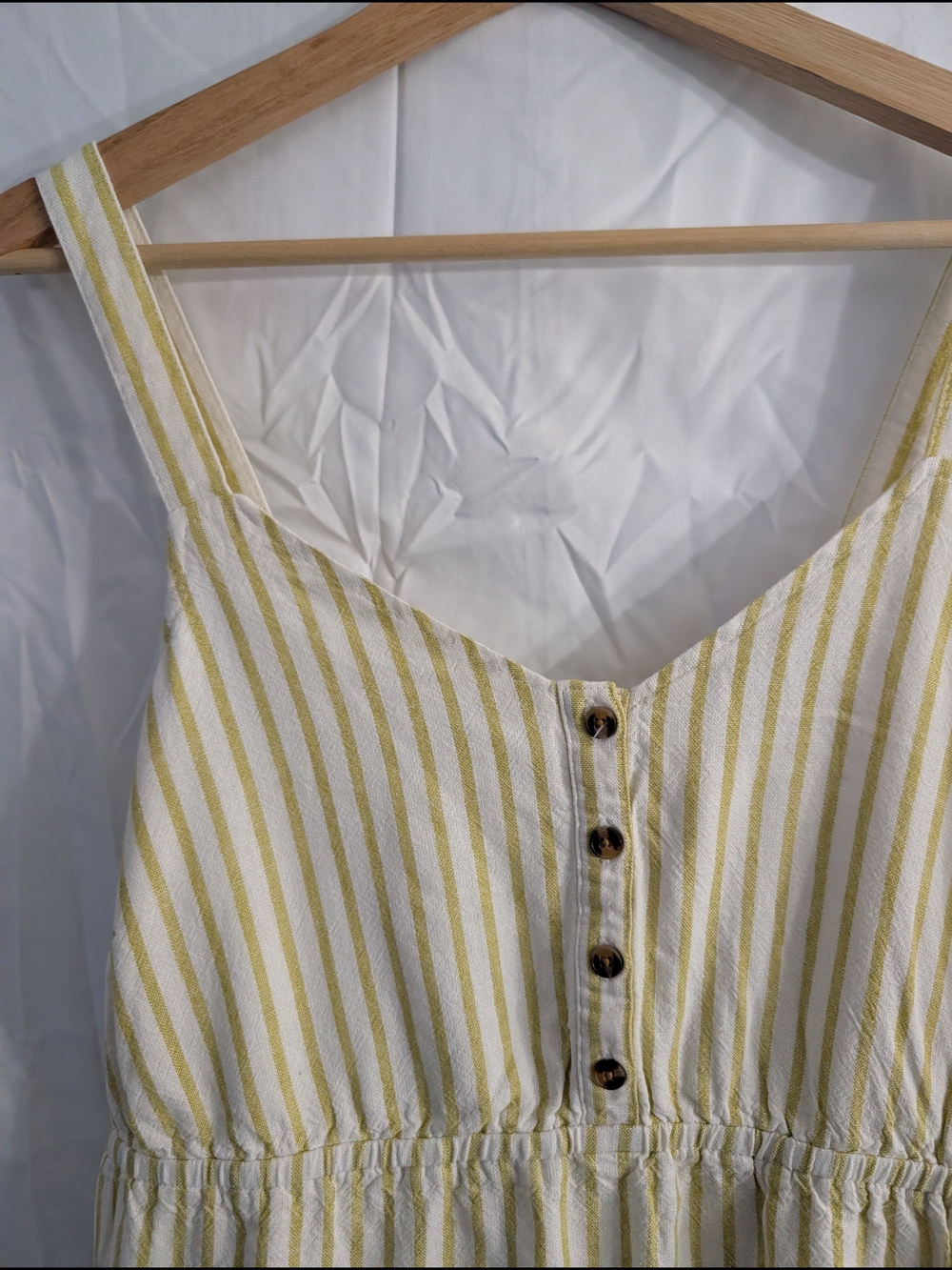 Sonoma Yellow and White Striped Maxi Dress - Picture 7 of 10
